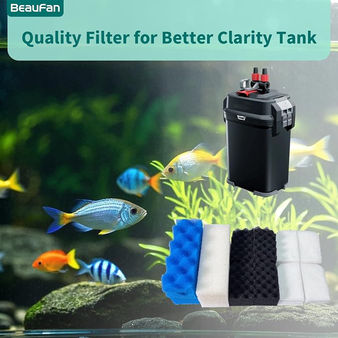 38 Pack Filter Media Kit for Fluval 306/307 Canister Filters, Replacement Bio - Image 5