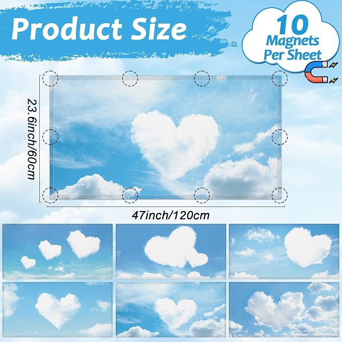 Wiooffen 6 Pcs Fluorescent Light Covers - Image 2