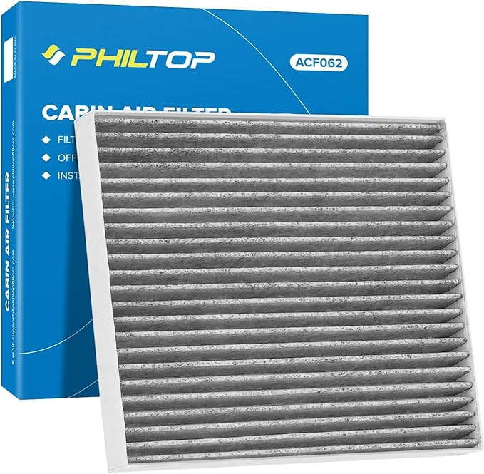 PHILTOP HEPA Cabin Air Filter w/Activated Carbon, Compatible by PHILTOP