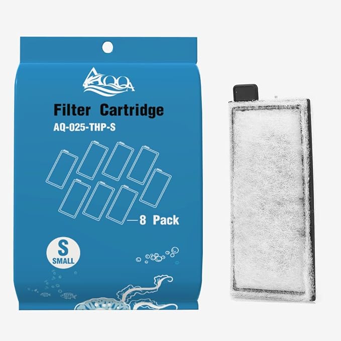 AQQA 8 Pack Aquarium Filter Cartridge Replacement Fish Tank Filter Cartridge - Image 3