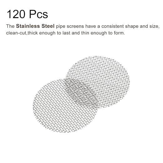 MECCANIXITY Pipe Screen Stainless Steel Screens, 1/2 Inch Diameter - Image 3