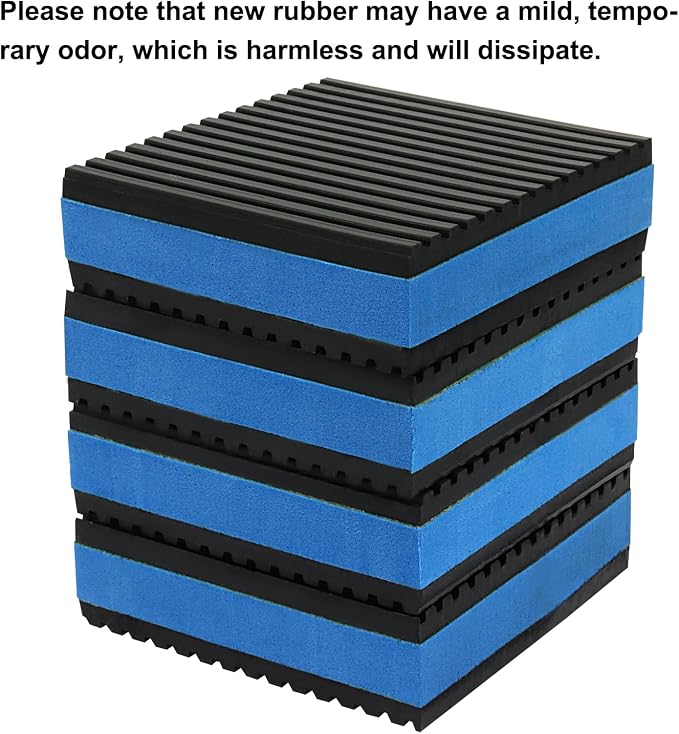 Waziaqoc 4 Pack Anti Vibration Pads, Air Conditioners, Washer Dryer - Image 5