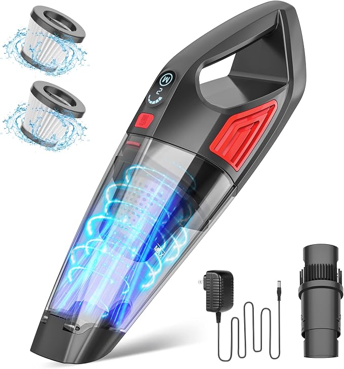 Handheld Vacuum Cordless Cleaner, Powerful Portable and Dust Buster Hand Vcauum by ATONEP