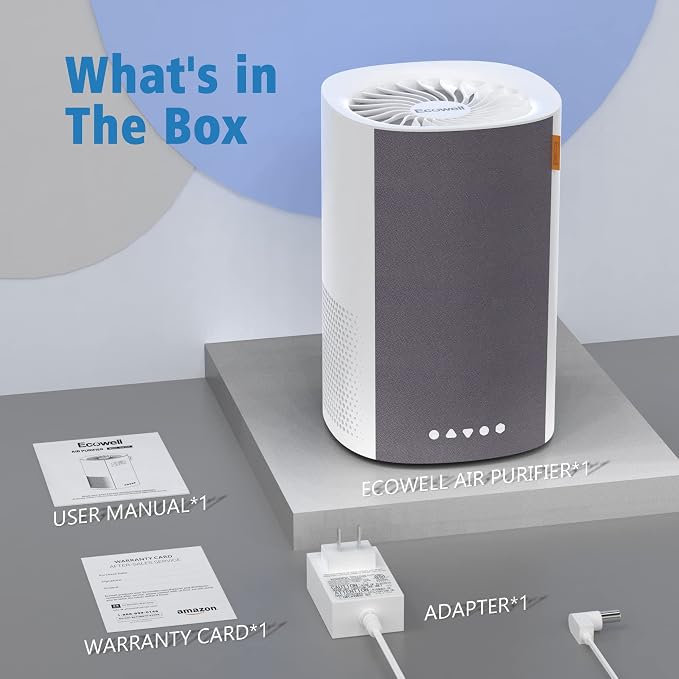ECOWELL Air Purifiers for Bedroom, H13 HEPA Air Purifiers for Home Office - Image 7