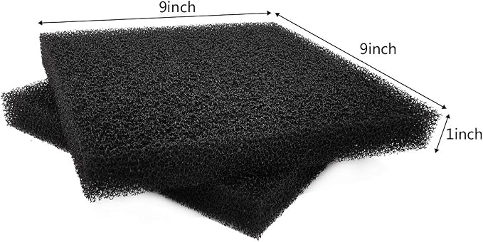 Hipanda Filter Foam Sponges, Bio Sponge Filter Media Pad, Cut-to-Size Foam - Image 2