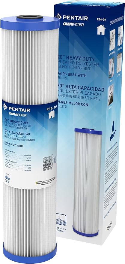 Pentair OMNIFilter RS6-20 Sediment Water Filter, Whole House Heavy Duty Big by PentairOmniFilter