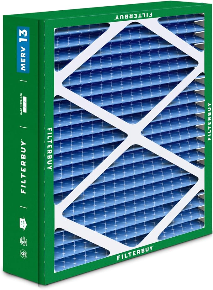 Filterbuy 21x21.5x5 Air Filter MERV 13 Optimal Smoke & Allergy Defense - Image 9