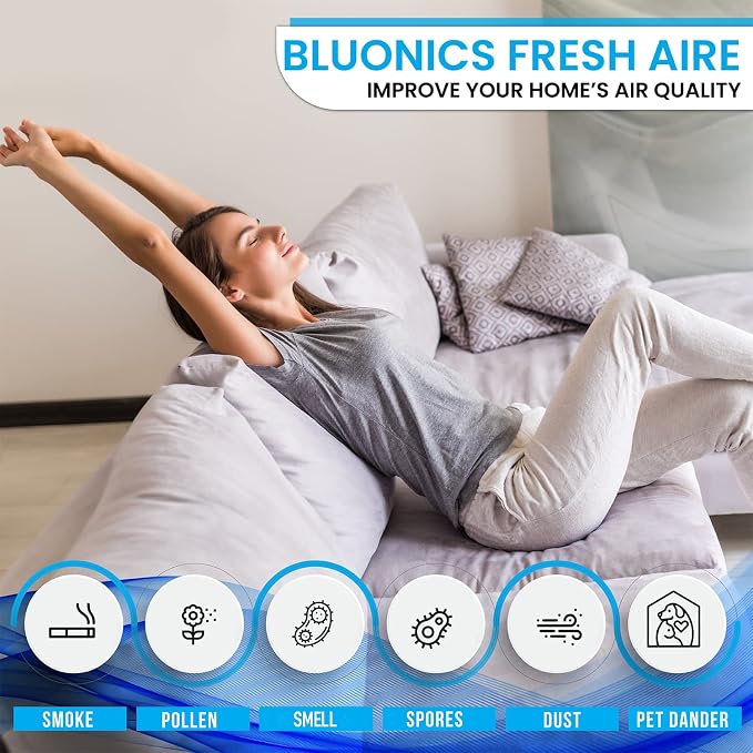 Bluonics Fresh Aire 3-Pack Water Air Washer, Water-Based Air Revitalizer & Room - Image 4