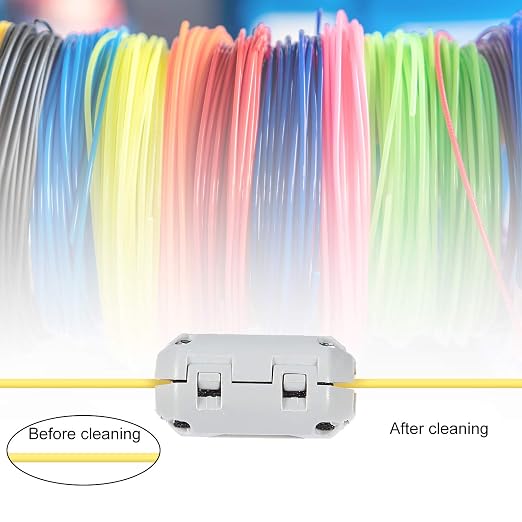 Outus 6 Pcs 3D Printer 1.75 Filament Filters, Cleaning Filament Cleaner Dust - Image 2