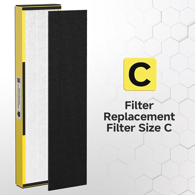4 Pack FLT5000 Filter C True HEPA Replacement Filter Compatible - Image 8