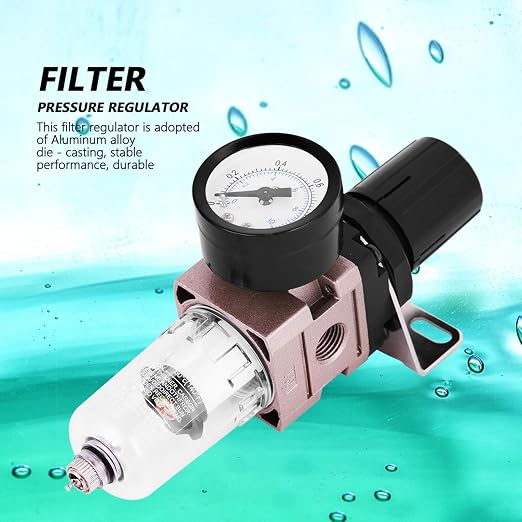 Air Compressor Filter Regulator Combo, AW2000 02 Water Oil Separator - Image 2