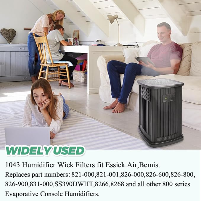 Techecook 1043 Super Humidifier Wick Filters Replacement - Image 6