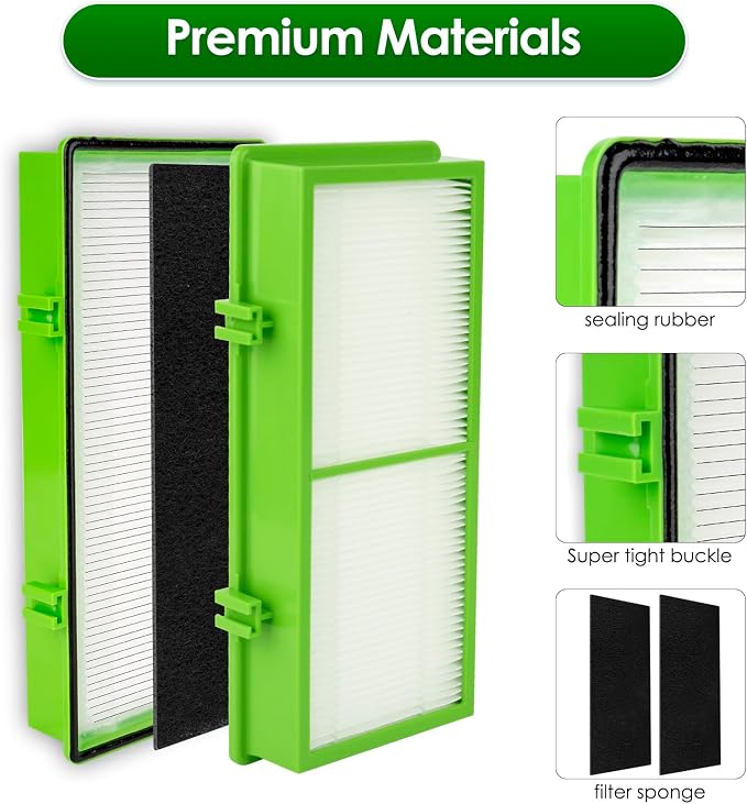 AER1 Filter 4 HEPA Filters + 8 Carbon Booster Filters Compatible - Image 6