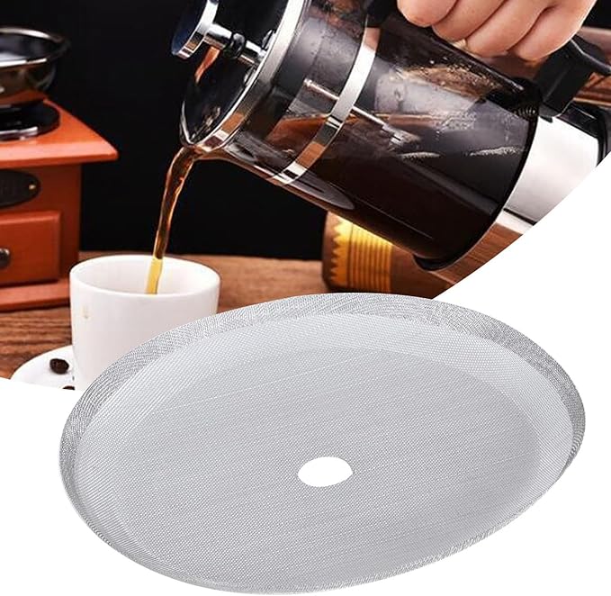 5Pcs Stainless Steel Coffee Mesh Filter, Portable Reusable Cofffe Pot Mesh - Image 5
