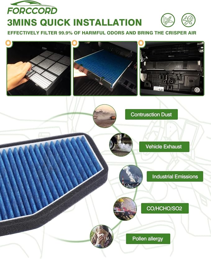 2-Pack HEPA Cabin Air Filter Fits - Image 6