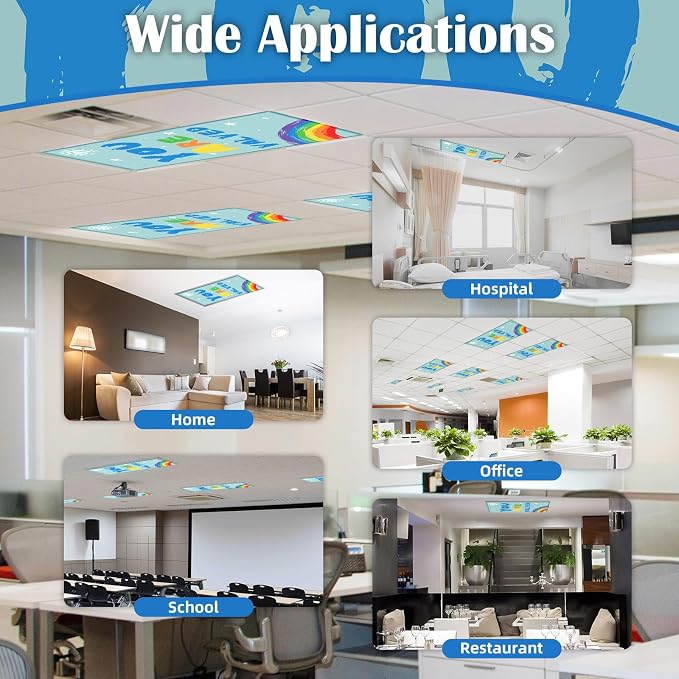 Fluorescent Light Covers -1PCS 4x2 Feet Classroom Covers - Image 7
