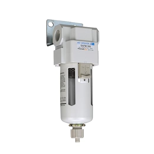 PneumaticPlus SAFM300-N03B Compressed Air Coalescing Filter, 0.1 Micron by PneumaticPlus