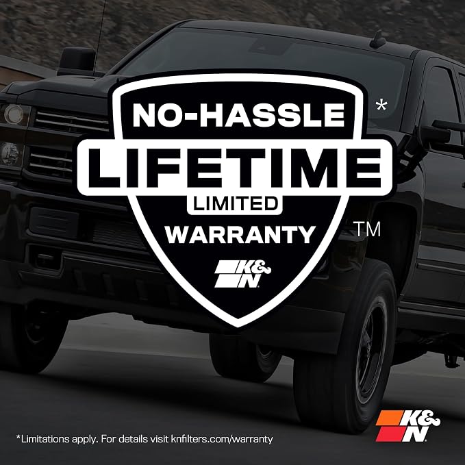 K&N High-Flow Original Lifetime Engine Air Filter: Increase Power: Premium - Image 8