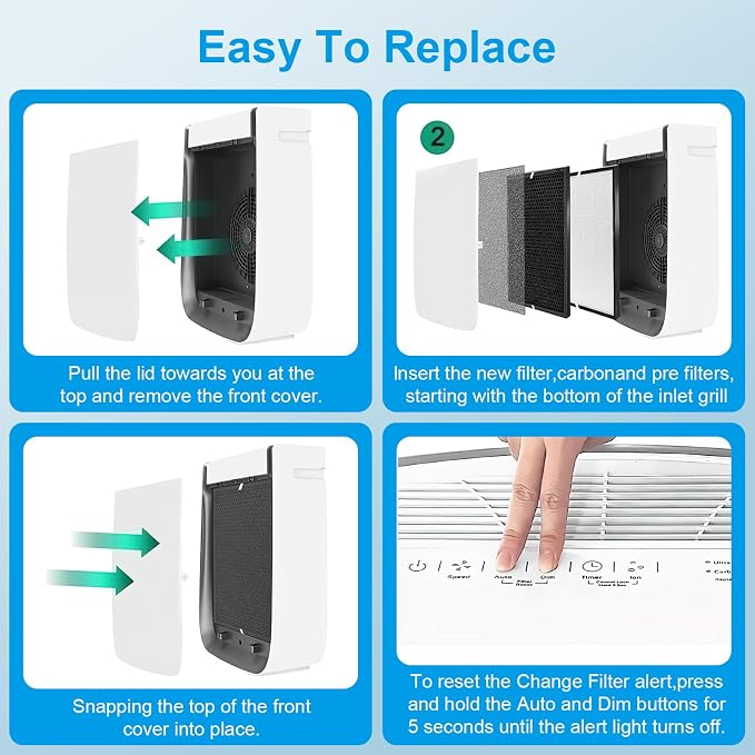 12 Pack 3000 Air Replacement Filter, Compatible - Image 6