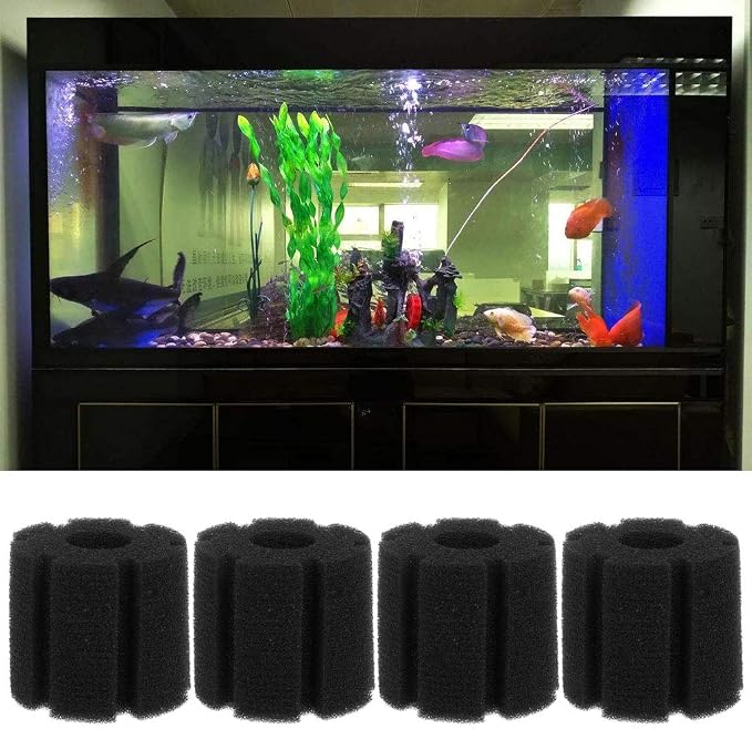 4 Pcs Aquarium Filter Sponges Replacement Media - Image 3