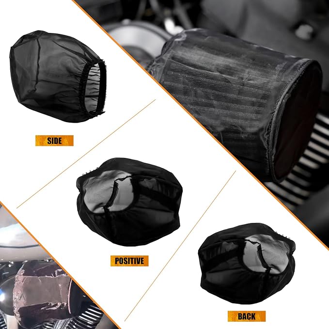 Air Filter Rain Sock Cover Dustproof Waterproof Air Filter Protective Cover Fit - Image 3