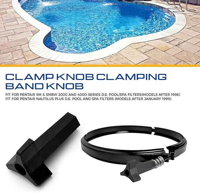076033 Clamping Band Knob for Pentair Sta-Rite Pool and Spa, Pool Filter Knob - Image 2