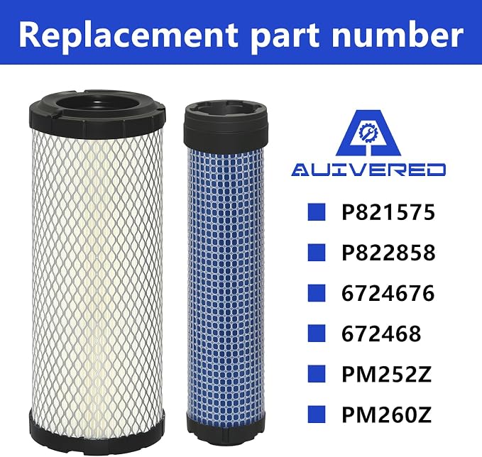2 PCS P821575 & P822858 Outer Inner Air Filter Set - Image 2