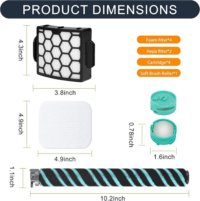 LA802 LA742 Odor neutralizer cartridge & replacement filter Roll - Image 2