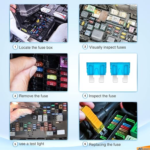 Nilight 372 PCS Car Fuses Assortment Kit Standard Mini LP Micro2 Blade - Image 4
