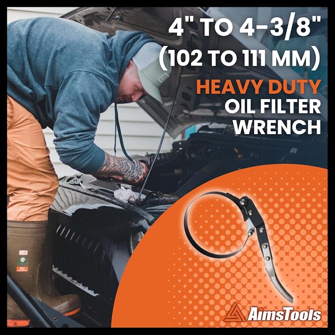 Oil Filter Wrench Tool with Positive Grip Handle - Image 2