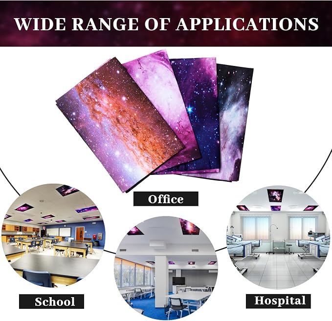 ROCEEI Pack of 4 Fluorescent Light Covers - Image 4