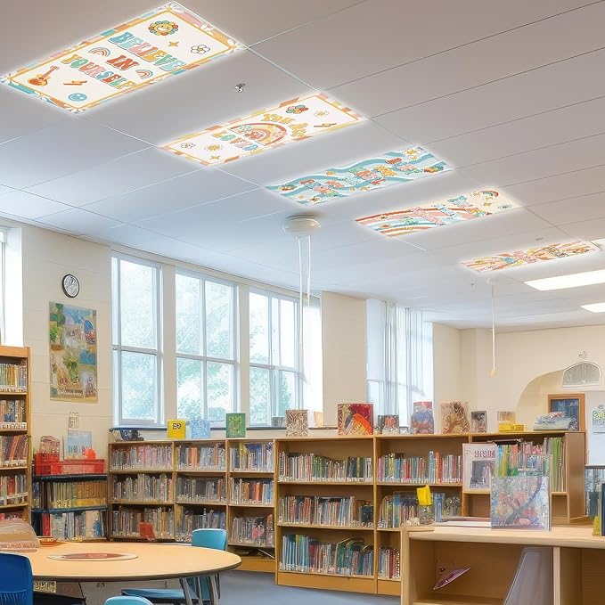 Wiooffen 6 Pcs Fluorescent Light Covers - Image 5