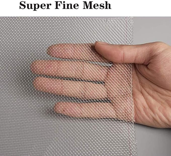 KISKIS 304 Stainless Steel Woven Wire Mesh, Wire Mesh Window Screen Mesh - Image 2