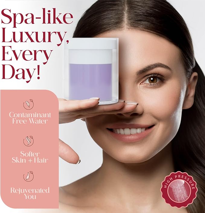 Vitamin C Shower Filter Replacement Cartridge + Shower Steamers Aromatherapy - Image 3
