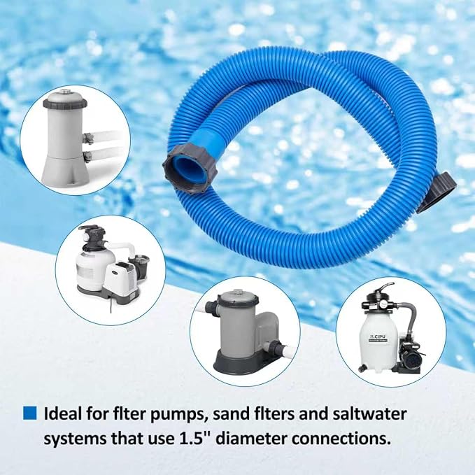 2-Pack 1.5 Inch Pool Pump Hose Replacement - Image 4