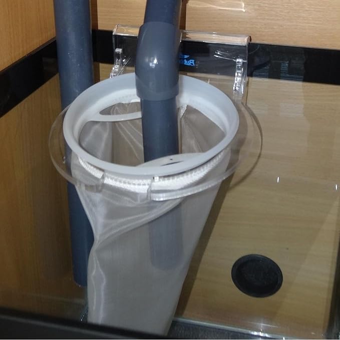 4 Pack Aquarium Filter Bags Fine Mesh Bag Filter Sock Nylon Aquarium Media Bag - Image 3