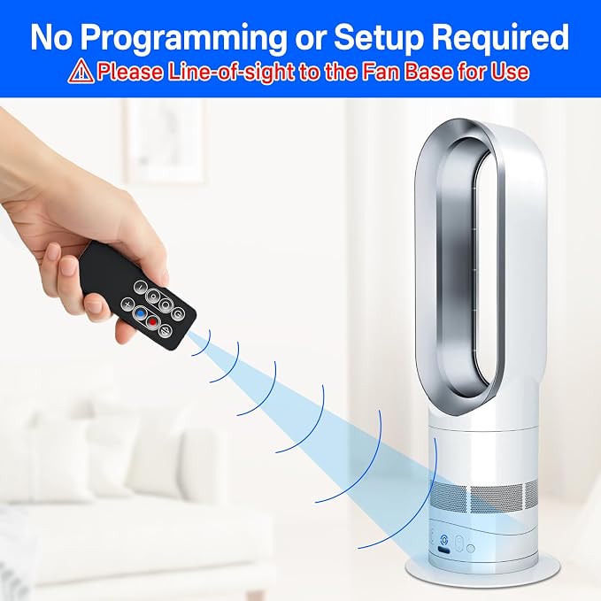 Replacement Remote Control for Dyson AM04 AM05 AM06 AM07 AM08 Fan, Compatible - Image 3