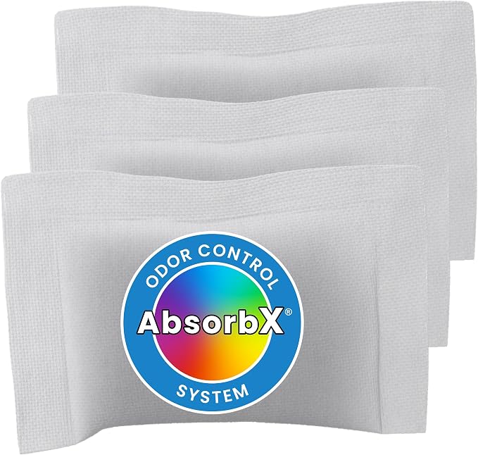iTouchless Official Trash Can Deodorizer AbsorbX 3-Pack All Natural Activated by iTouchless