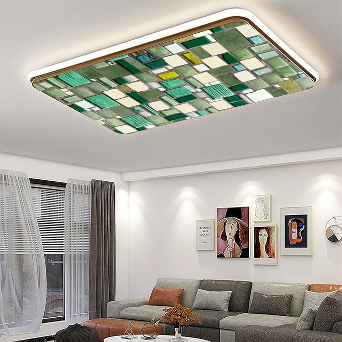 2 Pack Fluorescent Light Covers 4 X 2 Feet Abstract GlassMagnetic Light Cover - Image 6