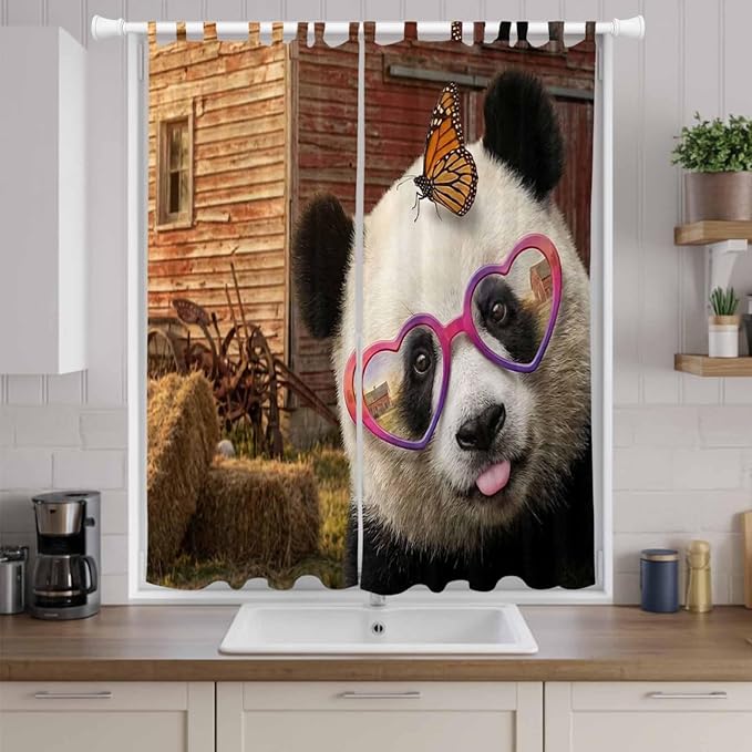 Farm Panda Living Room Curtains 84 Inch Length, Window Curtains Tab Top - Image 9