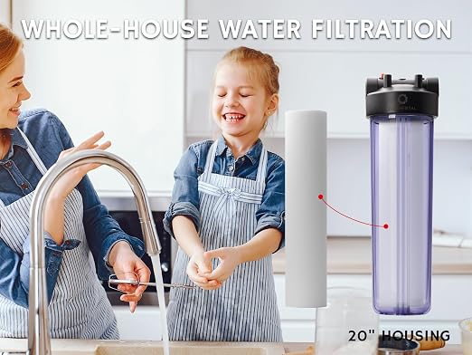 Airthereal Whole House Water Filter Housing, Pre-Filtration System - Image 3