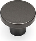 Ravinte 3 Pack Cabinet Knobs Pearl Grey Kitchen Cabinet Knobs Round Dresser Drawer Pulls Closet Door Pulls 1-1/5 Inch