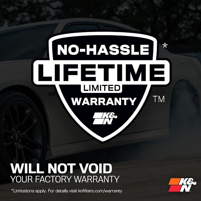 K&N Cold Air Intake System: High-Flow Air Filter, Increase Performance & - Image 10