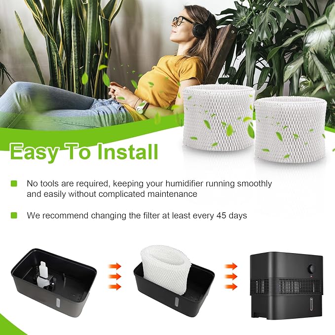 Humidifier Filter for Pelonis PSU10E1BB, PSU10E2FWW and PSU10E2FBB Compatible - Image 6