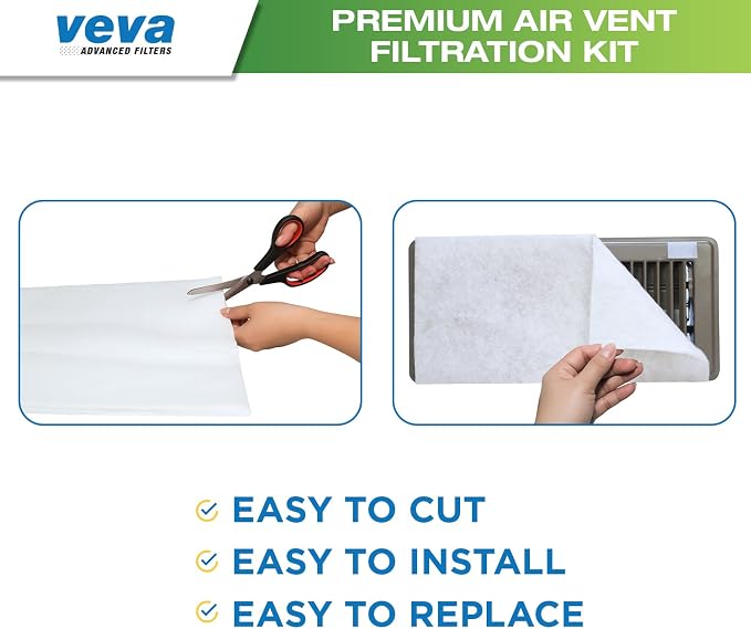 VEVA Premium Air Vent Filters for Home & AC - Image 8
