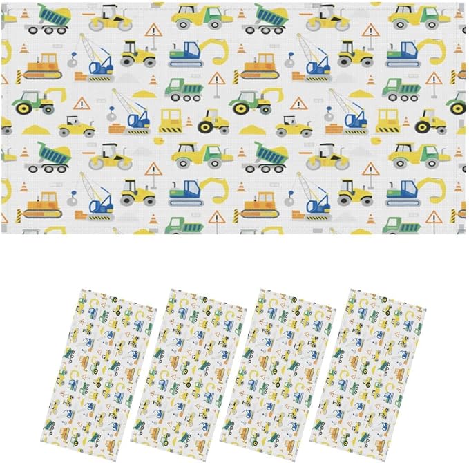 4 Pcs Fluorescent Light Covers for Ceiling Lights Construction Vehicles by Unknown