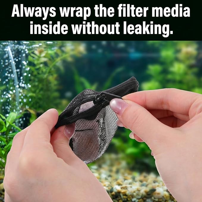 20Pcs Media Bags for Aquarium Fine Mesh Bag Aquarium Filter Media Bags - Image 6