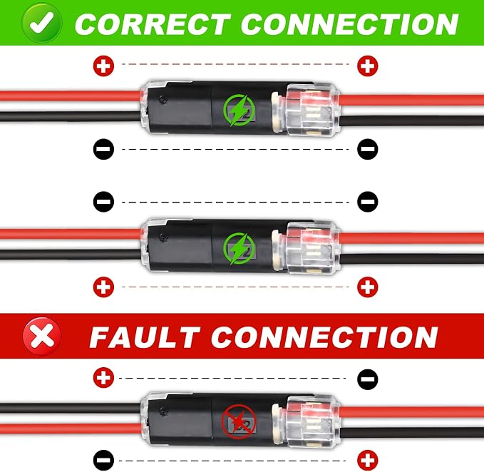 20PCS Double Wire Plug in Connector, Pluggable Low Voltage Wire Connector - Image 4