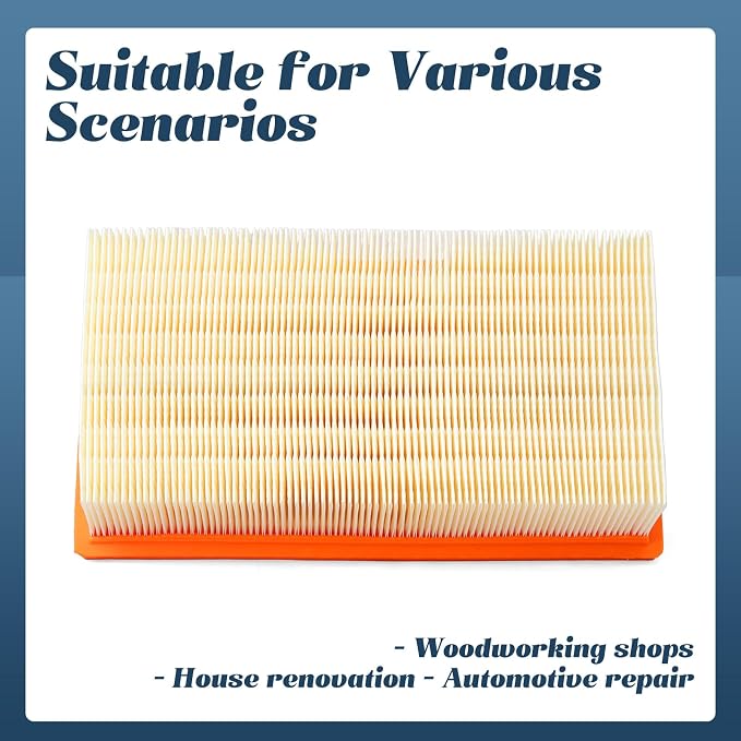 31345012010 Dust Extractor Flat Pleated Filter Compatible - Image 7
