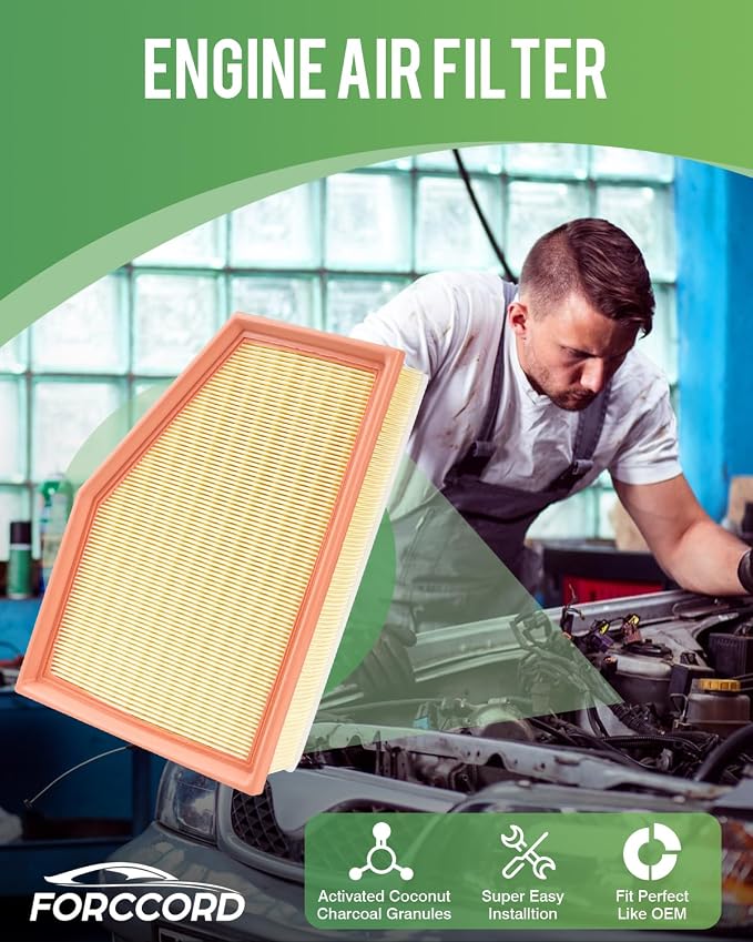 Cabin & Engine Air Filter Fit for 2018-2019 X3, 2019 X4; 2020-2021 X3; - Image 2